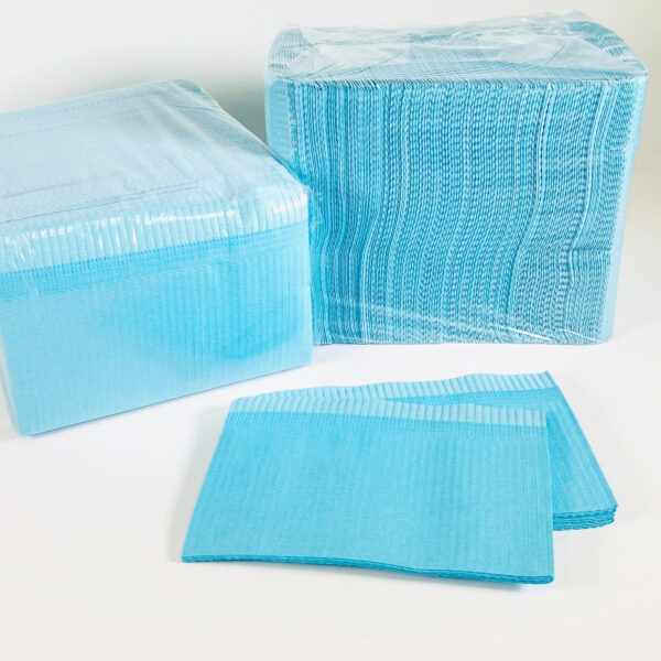 3-Ply Dental Bibs 500 Pcs Per Box - Blue 4 F2M003 3 Ply Dental Bibs Blue 500 Pcs .02