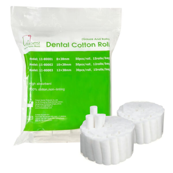F2M010 Size 2 Compact Cotton Rolls Dental Cotton Rolls