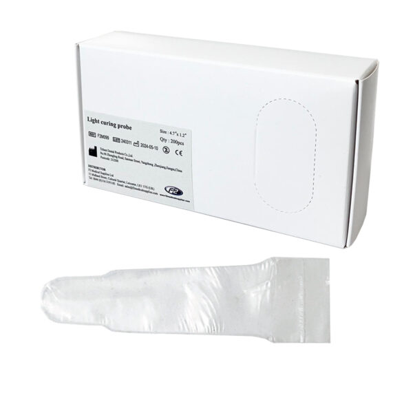 Disposable Plastic Cover Light Cure Probe Sleeve 200 Pcs Per Box