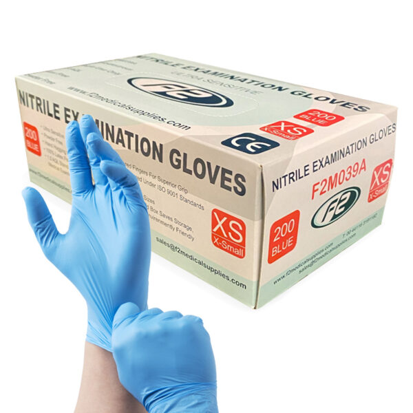 f2m039a f2 nitrile gloves extra small 1