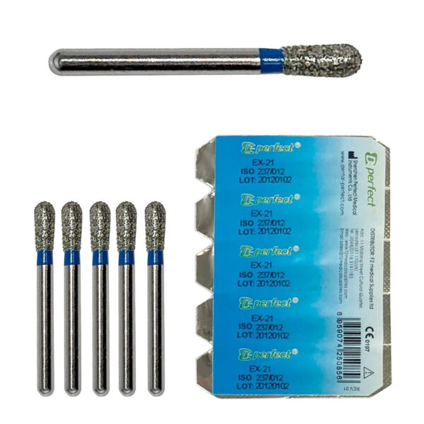 Endo Perfect Diamond Burs EX 21 F2M167 F2 Medical Supplies