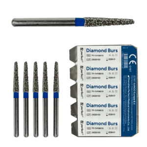 Dental Perfect Diamond Burs- Taper Round End TR:13 Standard Grit - ISO: 198/018