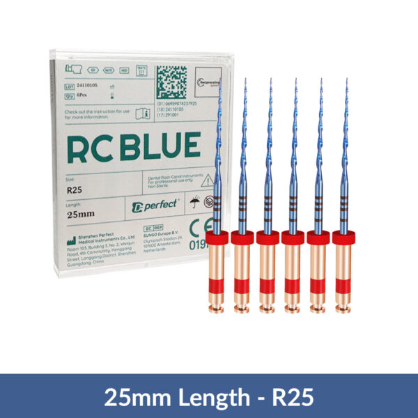 F2M194 R25 RC Blue Files 25mm 6 Pack
