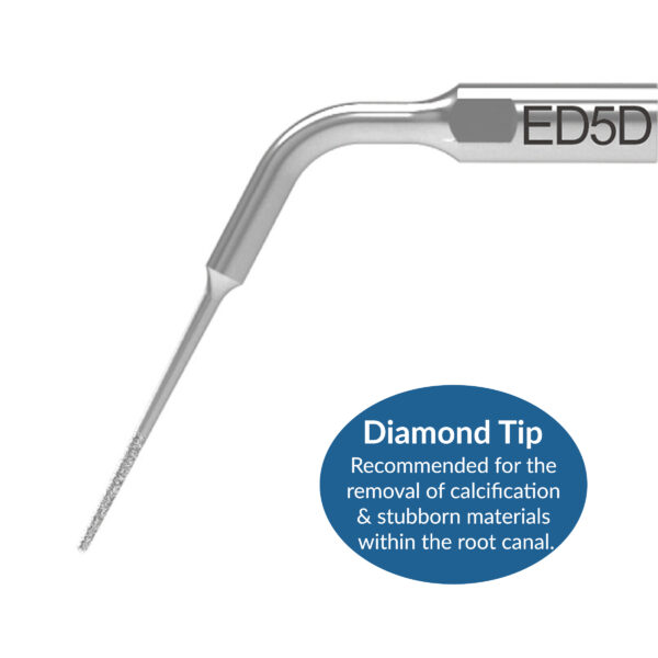 DTE Satelec Compatible Endodontic Scaling Tip - ED5D 1 DTE ED5D Endo Tip F2 Medical Supplies