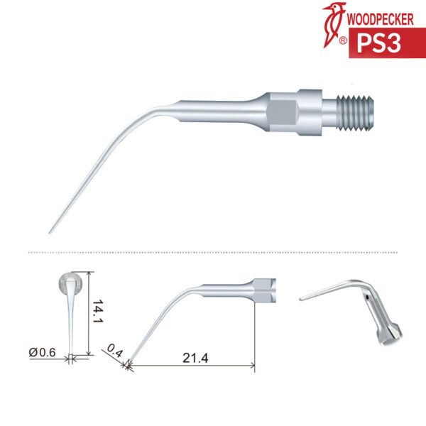 Woodpecker PS3 Perio Scaler Tips (5pcs) – Sirona Compatible