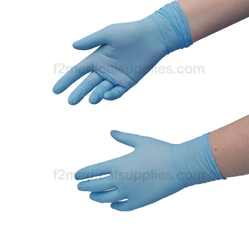 F2 Nitrile Examination Gloves (200) - LARGE