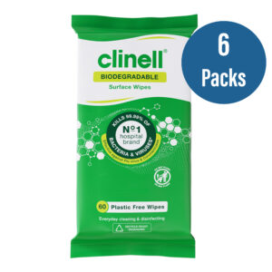Clinell Biodegradable Universal Wipes (6 Packs)