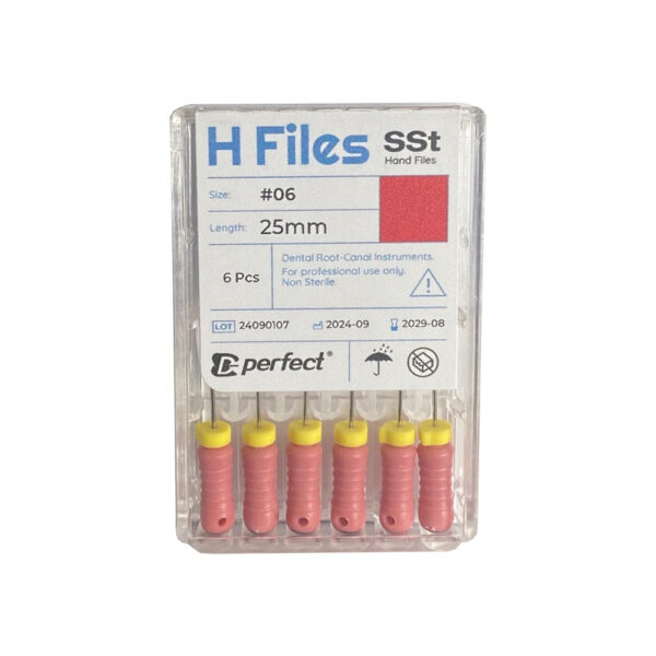 H Files 25mm Length Hedstrom Files - Size #06 1 F2M901A Size 6 H Files 25mm