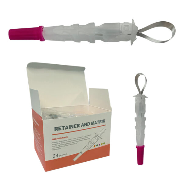 F2M320B Retainer Matrix Bands with Wings Purple Narrow