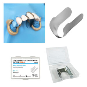 Anterior Contoured Steel Matrices 30pcs - Medium