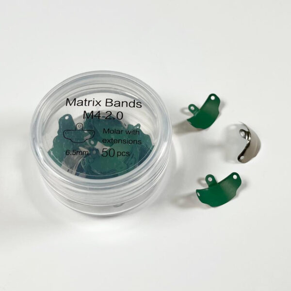 F2M337C Non Stick M4 Matrix Bands 6.5mm Molar With Extension .02