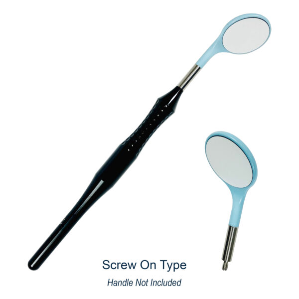 F2M338B Royva Blue Ultraclear Dental Mirror Heads .03