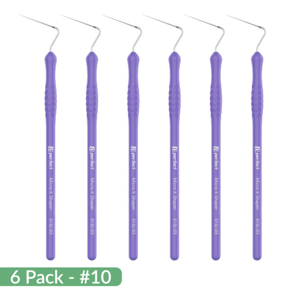 Micro K Shaper Endo Hand Shapers - .03 Taper Size 10 1 F2M930B Micro K Shaper Size 10 .03 T