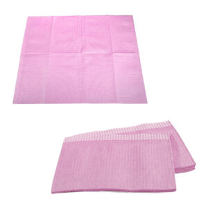 3-Ply Dental Bibs 500 Pcs Per Box - Pink