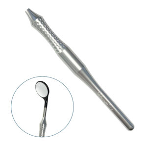 Royva Dental Mirror Head Handle - Silver