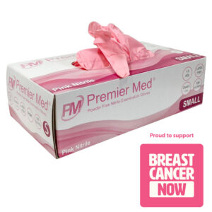 Premier Med Pink Nitrile Gloves (100pcs) - Small