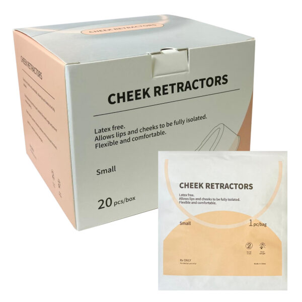 Latex-Free Lip and Cheek Retractors 20pcs - Size Small 1 F2M323A Small Lip and Cheek Retractors With Flexible Guard .1