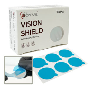 300pcs Dental Mouth Mirror Vision Shields - Disposable Anti-fog Hydrophobic Mirror Films