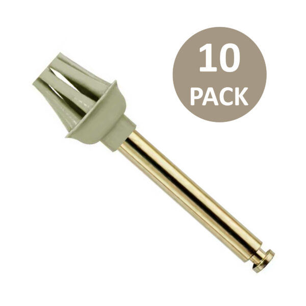 F2M340 Dental Fine Polishing Twist Burs for Occlusal Finishing 10pcs