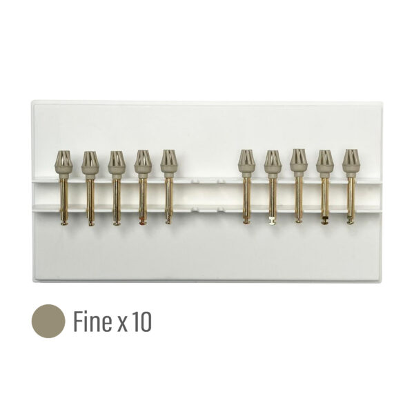 F2M340 Occlusal Polishing Burs Twist Fine 10pcs