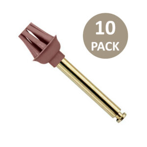 10pcs Diamond Impregnated Composite Occlusal Polishing Burs - Pink Medium