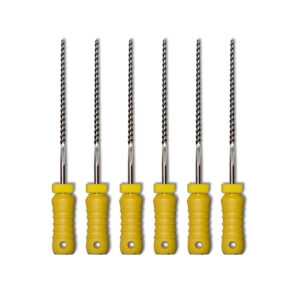 Dental Hand Files (6pcs) SS K Flexi Files - 25mm Length - Size #50