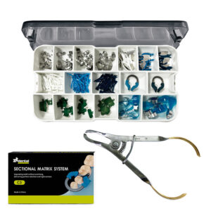 C3 Sectional Matrix System - Clamping Rings, Wedge Guards, Bands & Forceps 215pcs