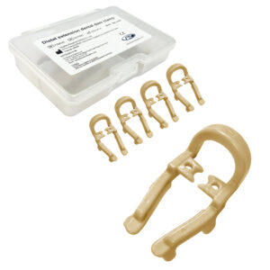 Dental Resin Dam Clamps Distal Extension 4pc Kit - Short