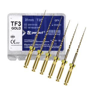 TF3 Gold Reciprocating NiTi Files (To & Fro) 6pcs -  Yellow #T20 .06 Taper - 31mm Length