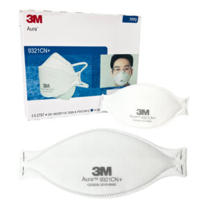 3M Aura 9321CN+ Unvalved KN95 FFP2 Disposable Respirator Mask - 20 Masks