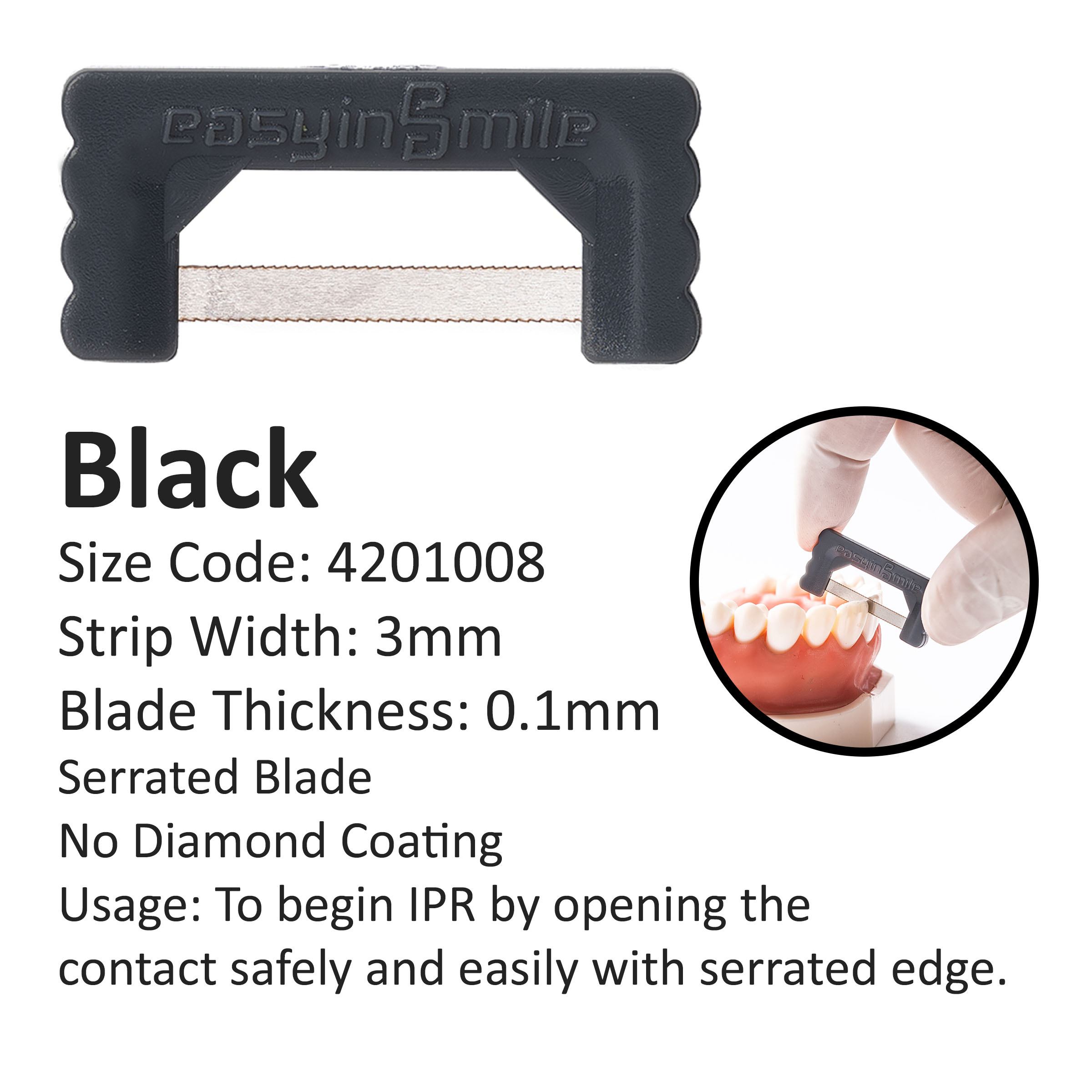 EasyinSmile Orthodontic Stripping Blades - Hand IPR Blades Strip Kit 4 EasyinSmile Orthodontic Stripping Blades - Hand IPR Blades Strip Kit - Image 4