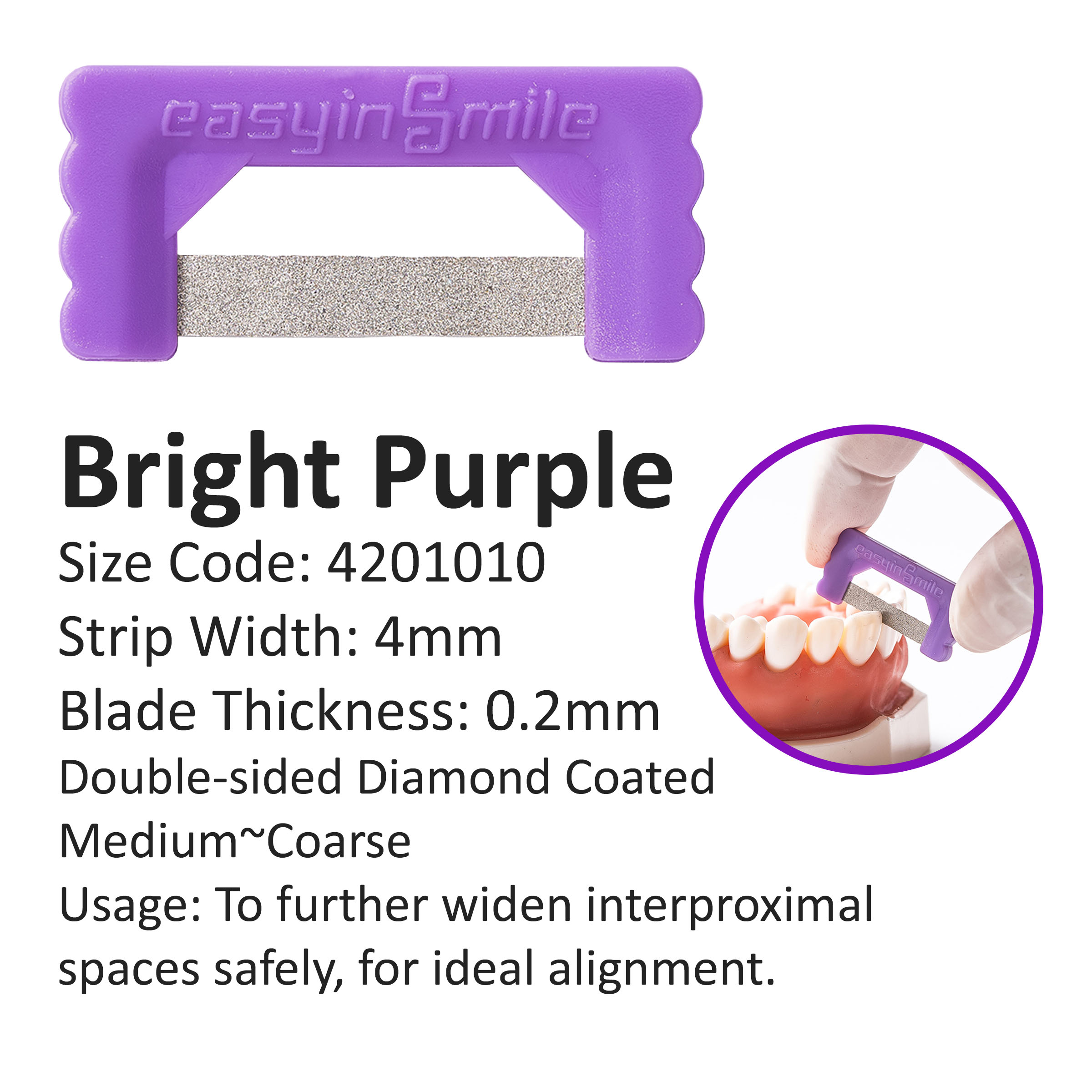 EasyinSmile Orthodontic Stripping Blades - Hand IPR Blades Strip Kit 7 EasyinSmile Orthodontic Stripping Blades - Hand IPR Blades Strip Kit - Image 7