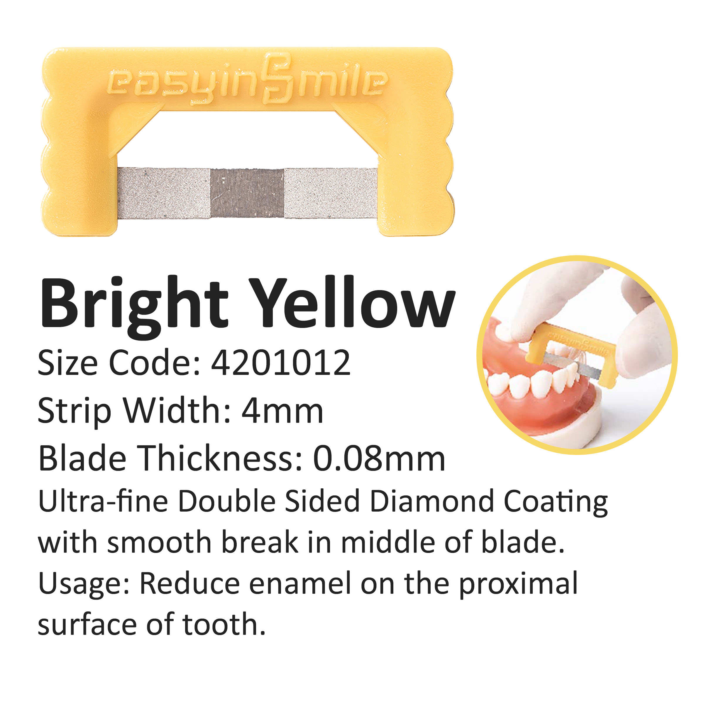 EasyinSmile Orthodontic Stripping Blades - Hand IPR Blades Strip Kit 5 EasyinSmile Orthodontic Stripping Blades - Hand IPR Blades Strip Kit - Image 5