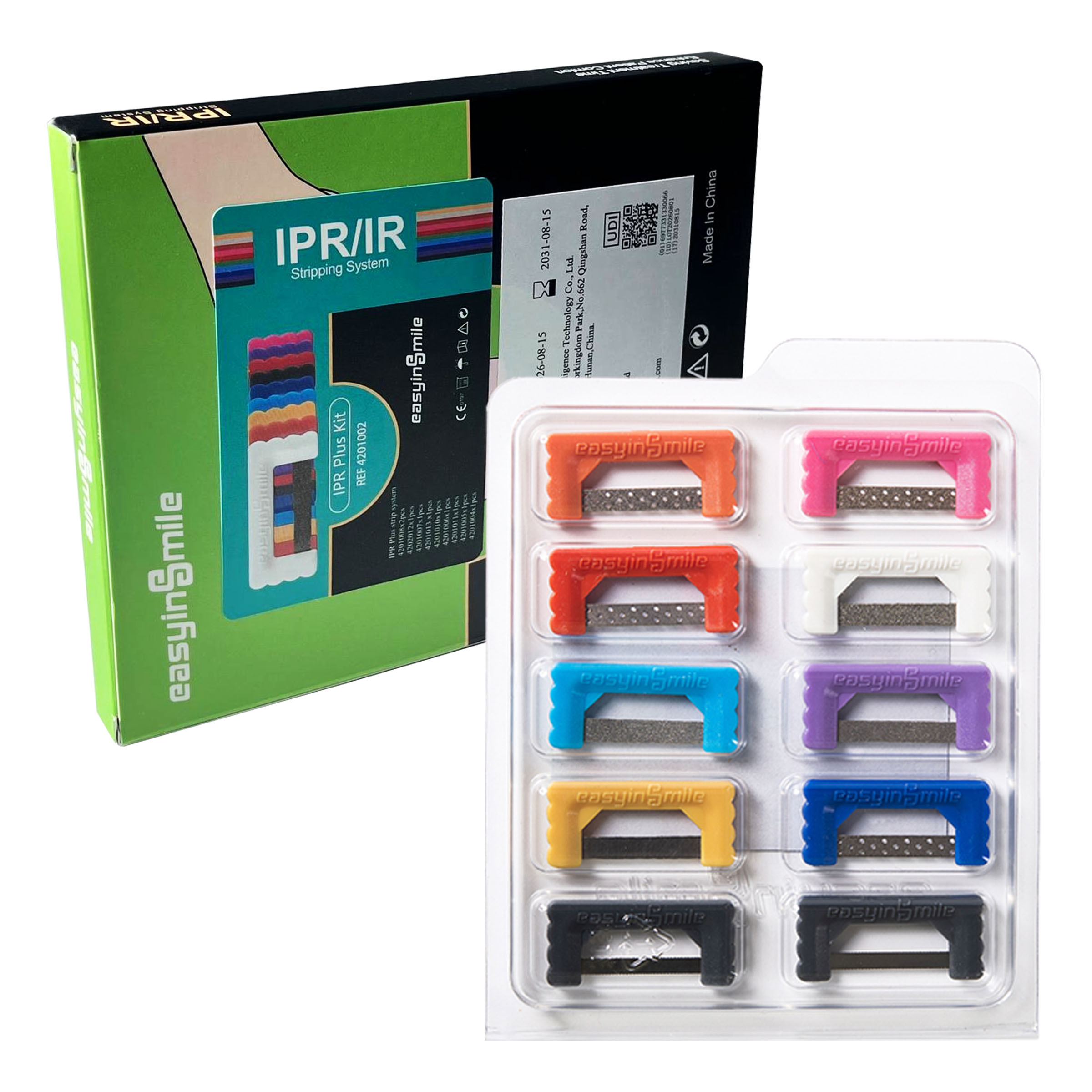 EasyinSmile IPR Plus Stripping System - Orthodontic Hand Blades Kit 10pcs 1 EasyinSmile IPR Plus Stripping System - Orthodontic Hand Blades Kit 10pcs