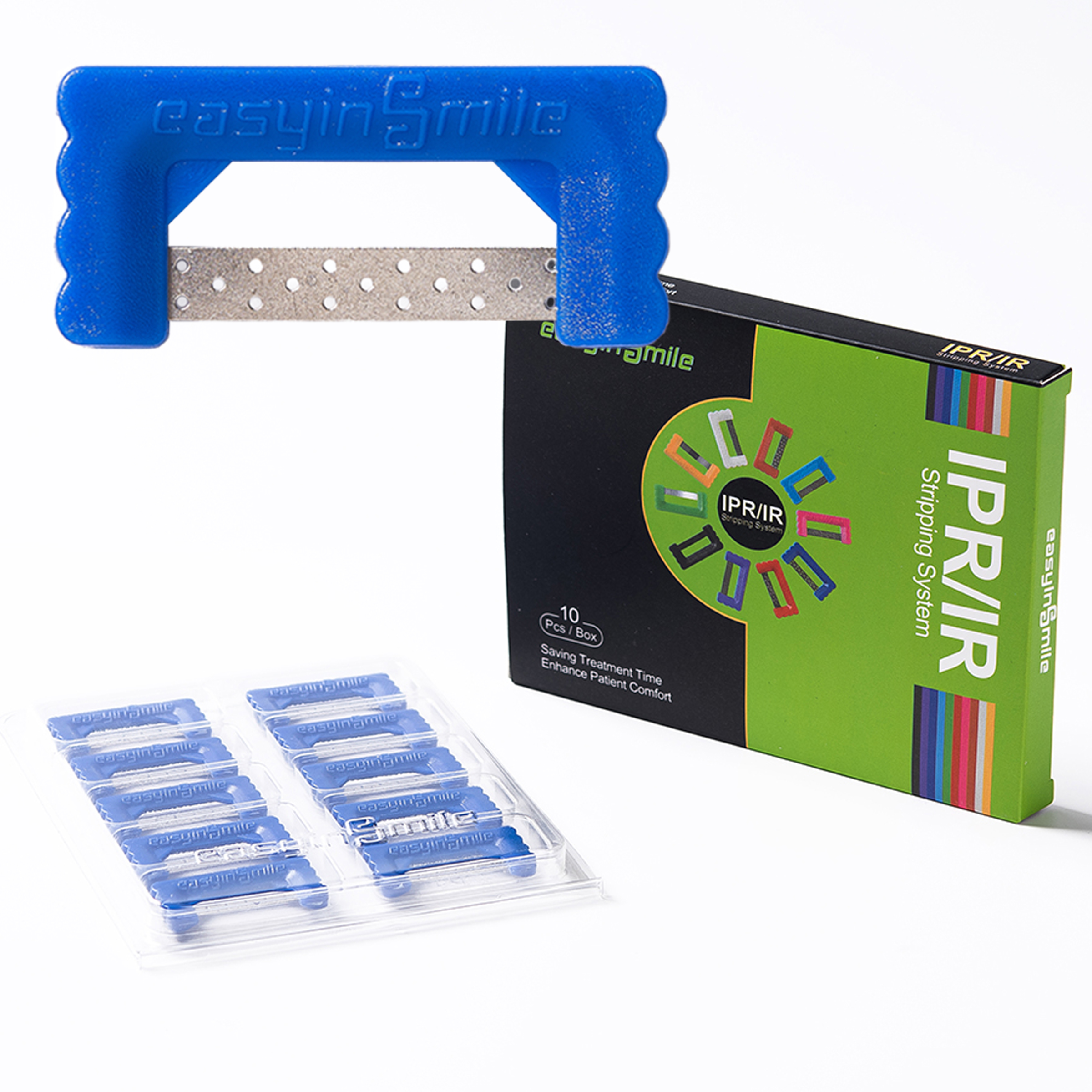 EasyinSmile IPR Stripping Blades 10pcs - Dark Blue 4mm / 0.1mm Diamond Blade 3 EasyinSmile IPR Stripping Blades 10pcs - Dark Blue 4mm / 0.1mm Diamond Blade - Image 3