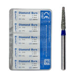 Taper Flat End Diamond Burs TF:21 - Standard Grit